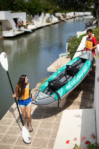 Thumbnail for Aqua Marina 10’6″ LAXO-320 2022 2-Person Recreational Inflatable Kayak - Good Wave