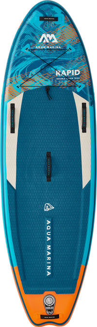 Thumbnail for Aqua Marina 9‘6″ RAPID 2022 White Water Inflatable Paddle Board SUP - Good Wave