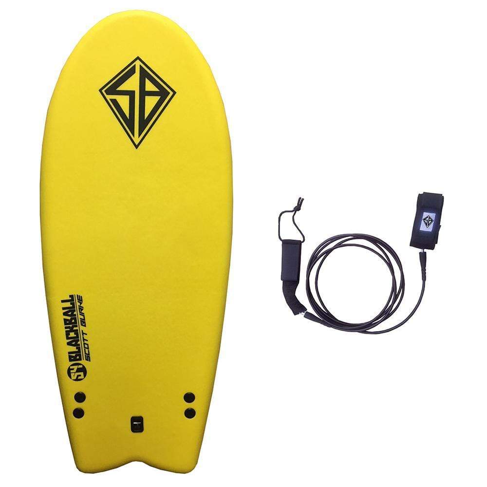 Scott Burke 4'5" Blackball Foam Surfboard Package