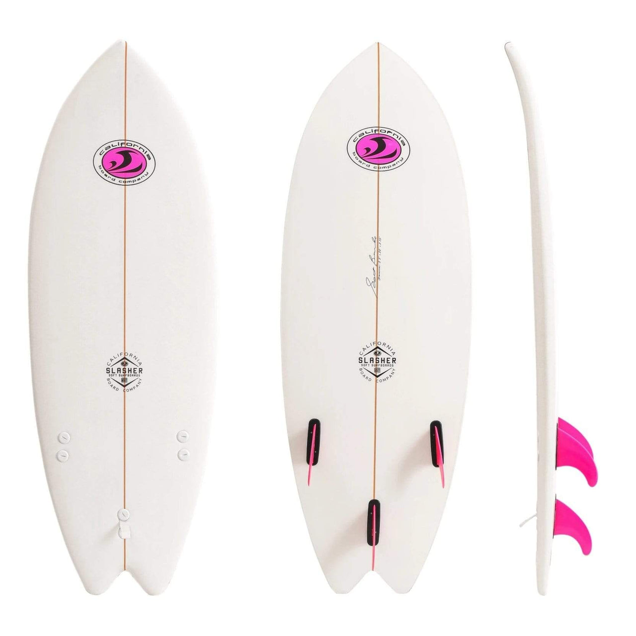 5'2" CBC Slasher Foam Fish Surfboard 1