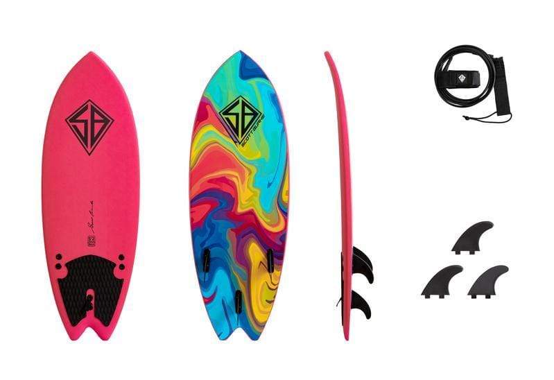 5'2" Scott Burke Fish Foam Surfboard 3