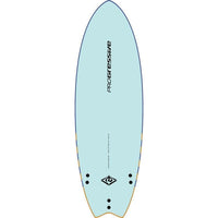 Thumbnail for Bottom of 5'6 Progressive Soft Top Fish Surfboard 