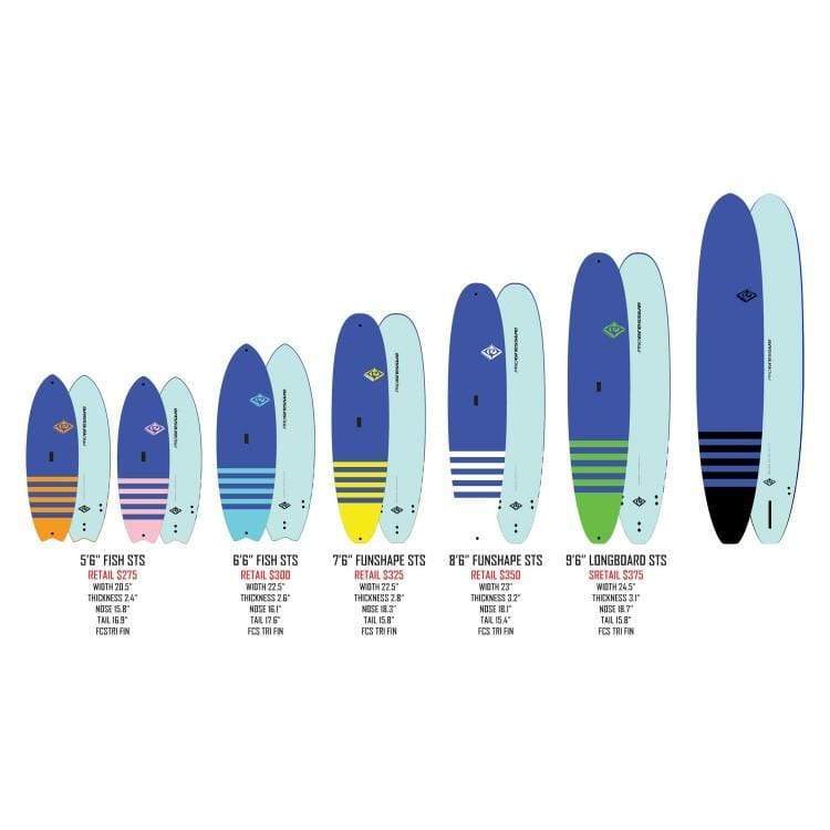 Progressive Soft Top Surfboards