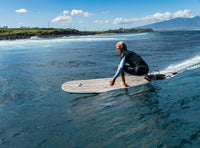 Thumbnail for 7' CBC Classic Wood Graphic Foam Surfboard surfing 3