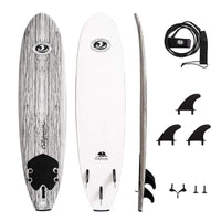 Thumbnail for 7' CBC Classic Wood Graphic Foam Surfboard
