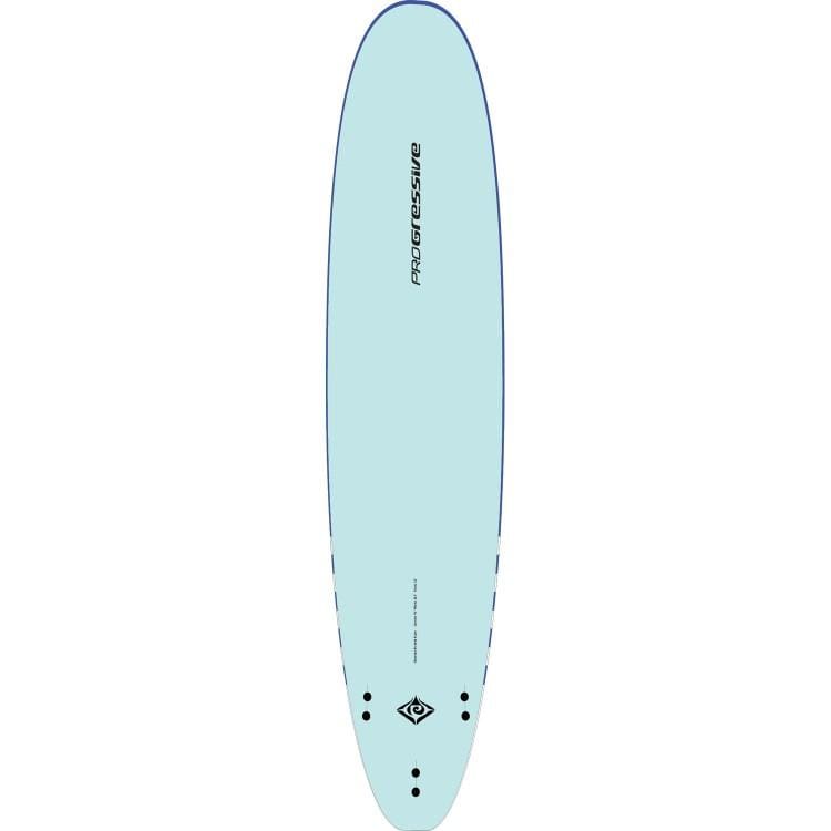 Bottom of 9'6 Progressive Soft Top Longboard Surfboard