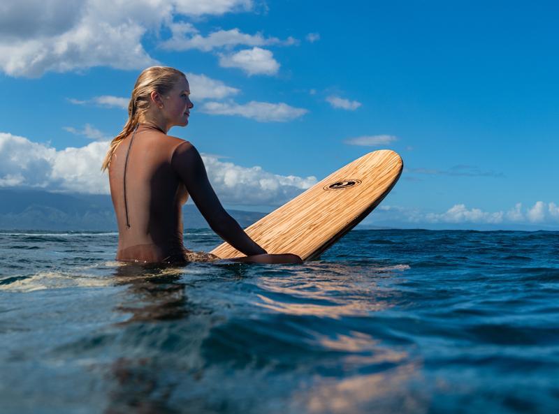 9' CBC "California 108" Classic Wood Graphic Foam Surfboard surfing 3