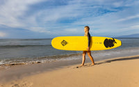 Thumbnail for 9' Scott Burke Baja Foam Surfboard beach 2
