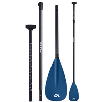 Thumbnail for Aqua Marina  PASTEL 2023 Adjustable Hybrid Fiberglass/Carbon SUP Paddle Navy 3 part back