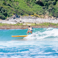 Thumbnail for Aqua Marina 10’10” Fusion 2023 Inflatable Paddle Board SUP in waves