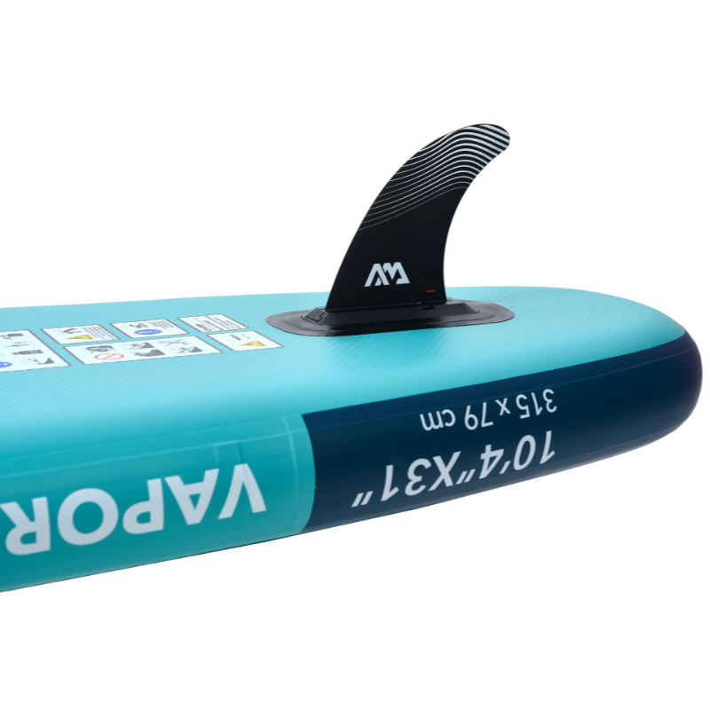 Aqua Marina 10’4” Vapor 2023 Inflatable Paddle Board SUP center fin