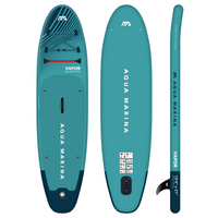 Thumbnail for Aqua Marina 10’4” Vapor 2023 Inflatable Paddle Board SUP front back side view
