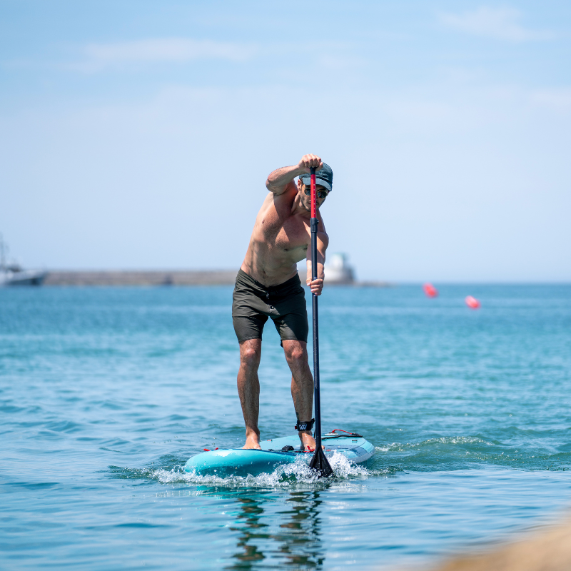 Aqua Marina 10’4” Vapor 2023 Inflatable Paddle Board SUP in action