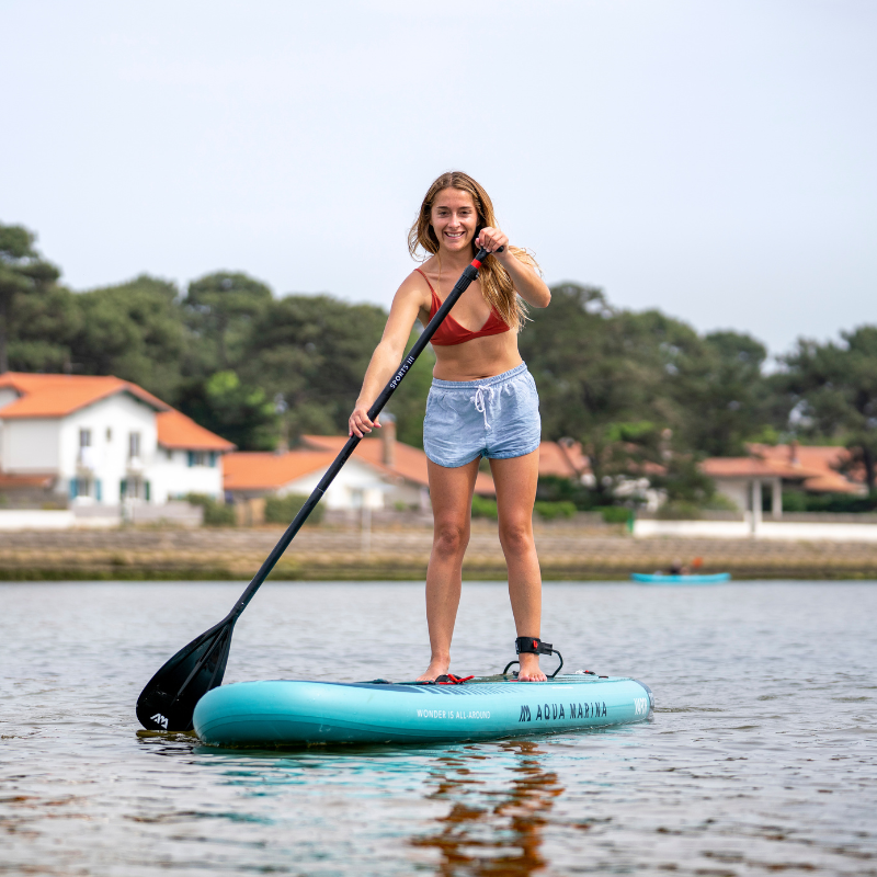 Aqua Marina 10\'4” Vapor SUP Board 2023 Inflatable Wave Paddle Good 