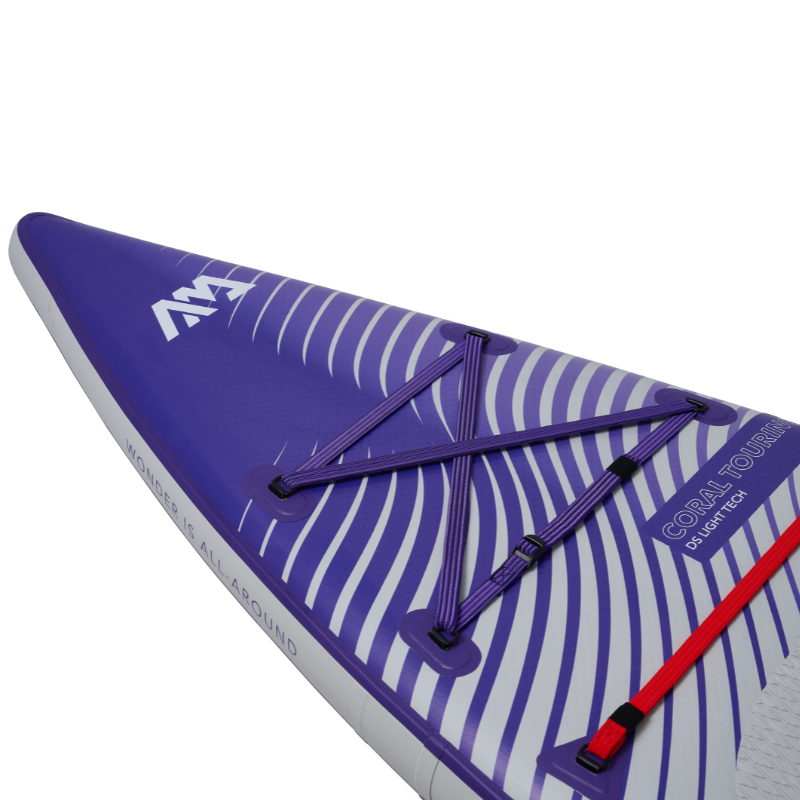Aqua Marina 11’6” Coral 2023 Touring Inflatable Paddle Board Night Fade Bungee System