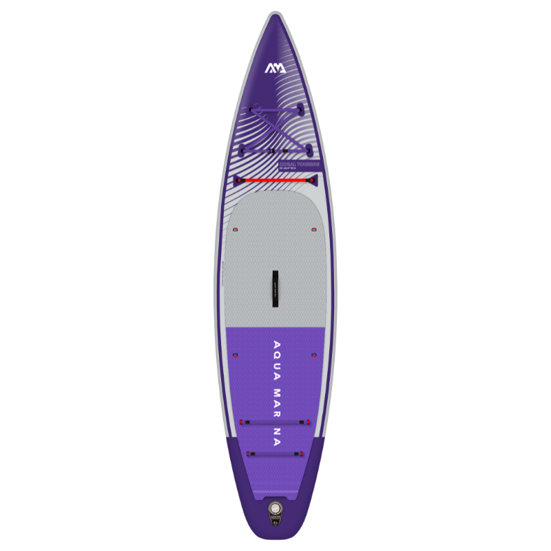 Aqua Marina 11’6” Coral 2023 Touring Inflatable Paddle Board Night Fade front view