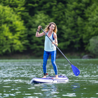 Thumbnail for Aqua Marina 11’6” Coral 2023 Touring Inflatable Paddle Board Night Fade in action