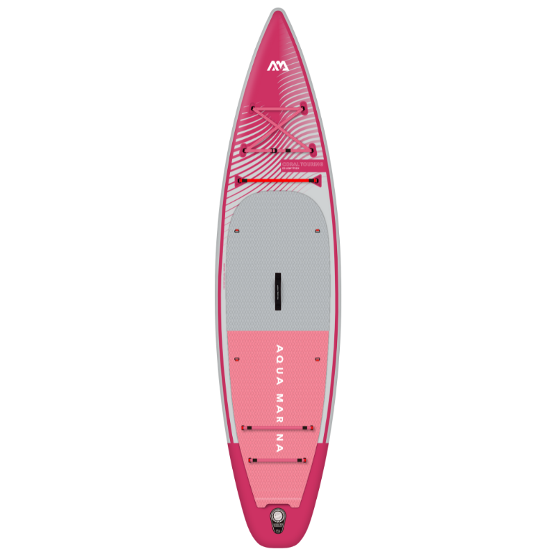 Aqua Marina 11’6” Coral 2023 Touring Inflatable Paddle Board Raspberry front