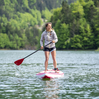 Thumbnail for Aqua Marina 11’6” Coral 2023 Touring Inflatable Paddle Board Raspberry lifestyle