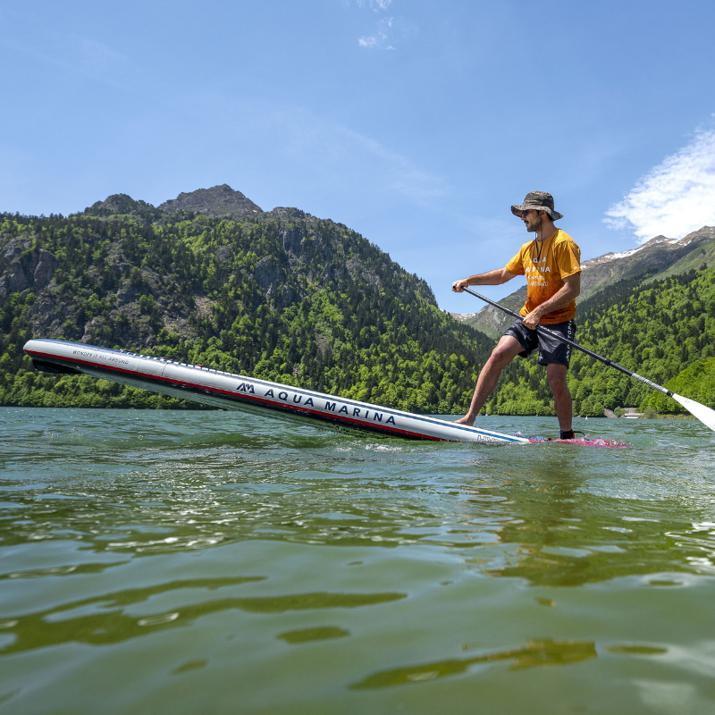 Aqua Marina 11'6" Hyper 2023 Touring Inflatable Paddle Board Navy paddle