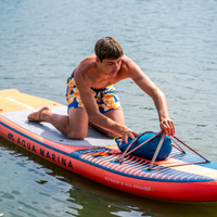 Thumbnail for Aqua Marina 12’0” Atlas 2023 Inflatable Paddle Board All-Around-Advanced bungee sytstem when used
