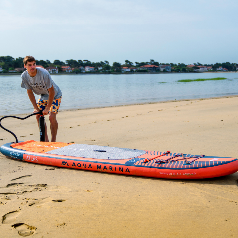 Aqua Marina 12’0” Atlas 2023 Inflatable Paddle Board All-Around-Advanced inflated