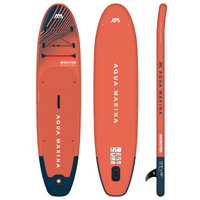 Thumbnail for Aqua Marina 12’0” Monster 2023 Inflatable Paddle Board SUP front side back view