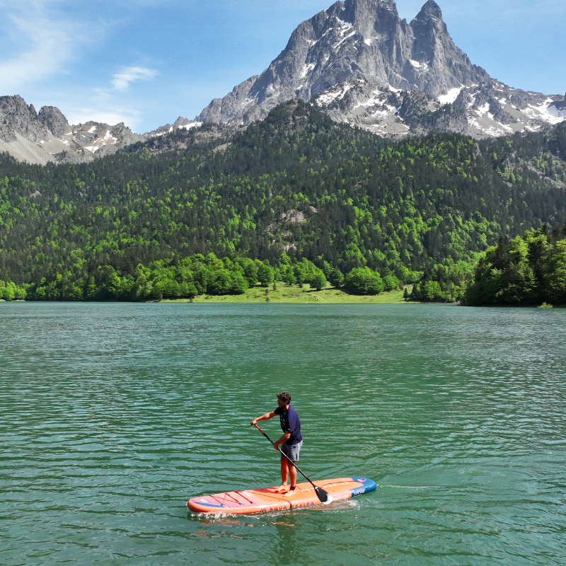 Aqua Marina 12’0” Monster 2023 Inflatable Paddle Board SUP lake action