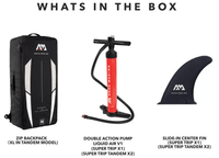 Thumbnail for Aqua Marina 14' Super Trip Tandem Inflatable SUP kit