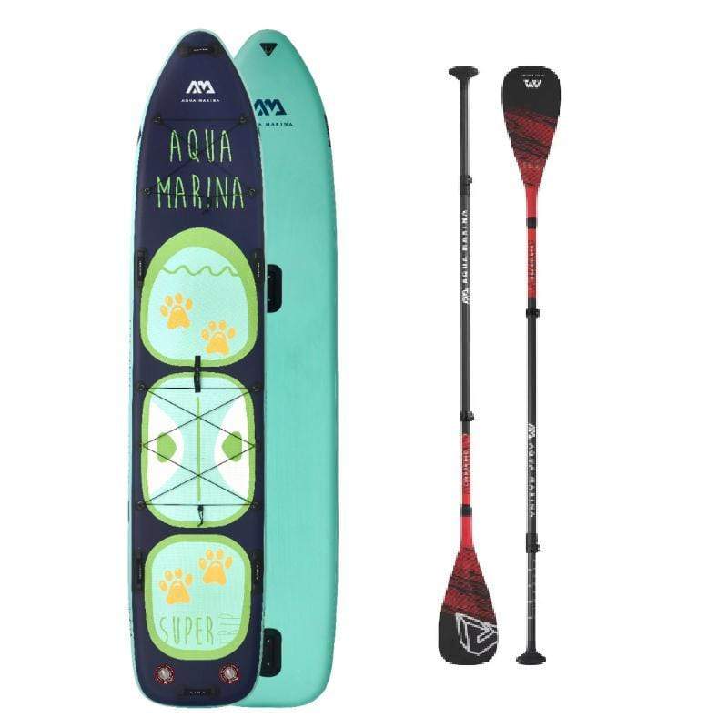 Aqua Marina 14\'0” Super Trip 2020 Paddle Board Inflatable | Wave Tandem iSUP Family Good