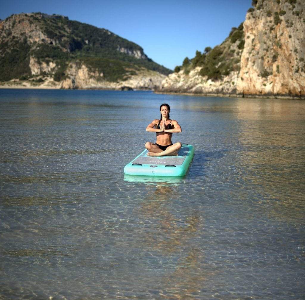 Aqua Marina 8’2” Peace 2020 Fitness Inflatable Floating Yoga Mat - Good Wave