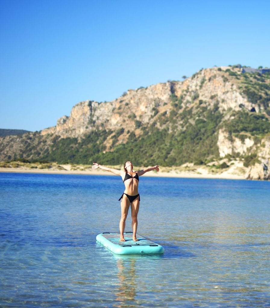 Aqua Marina 8’2” Peace 2020 Fitness Inflatable Floating Yoga Mat - Good Wave