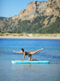Thumbnail for Aqua Marina 8’2” Peace 2020 Fitness Inflatable Floating Yoga Mat - Good Wave