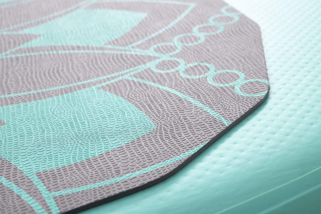 Aqua Marina 8’2” Peace 2020 Fitness Inflatable Floating Yoga Mat - Good Wave