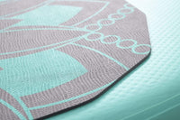 Thumbnail for Aqua Marina 8’2” Peace 2020 Fitness Inflatable Floating Yoga Mat - Good Wave