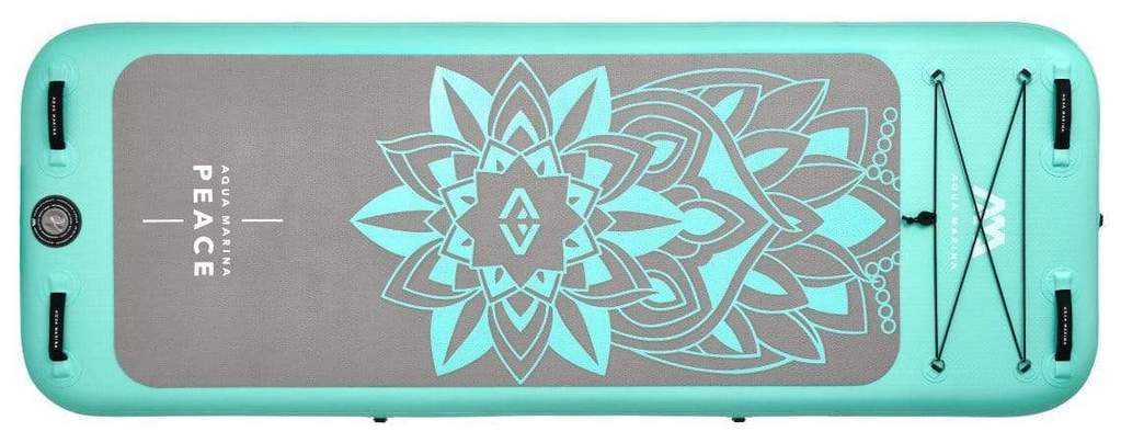 Aqua Marina 8’2” Peace 2020 Fitness Inflatable Floating Yoga Mat - Good Wave