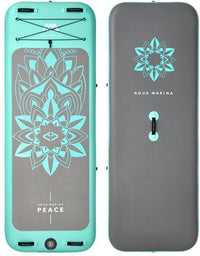 Thumbnail for Aqua Marina 8’2” Peace 2020 Fitness Inflatable Floating Yoga Mat - Good Wave