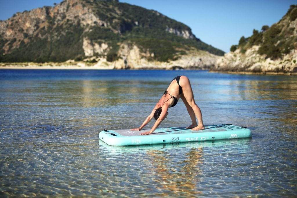 Aqua Marina 8’2” Peace 2020 Fitness Inflatable Floating Yoga Mat - Good Wave