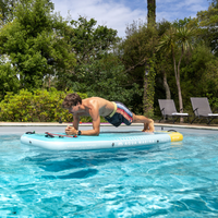 Thumbnail for Aqua Marina 8’2” Peace 2023 Fitness Inflatable Floating Yoga Mat workout 