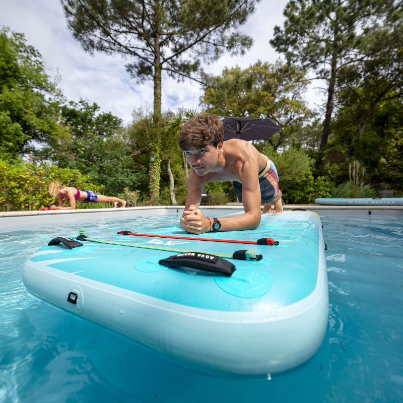 Aqua Marina 8’2” Peace 2023 Fitness Inflatable Floating Yoga Mat lifestyle