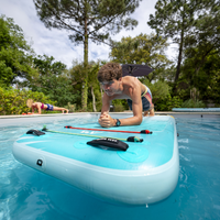 Thumbnail for Aqua Marina 8’2” Peace 2023 Fitness Inflatable Floating Yoga Mat lifestyle