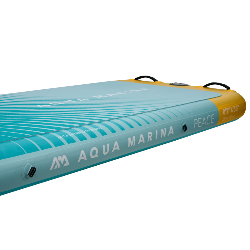 Aqua Marina 8’2” Peace 2023 Fitness Inflatable Floating Yoga Mat thickness