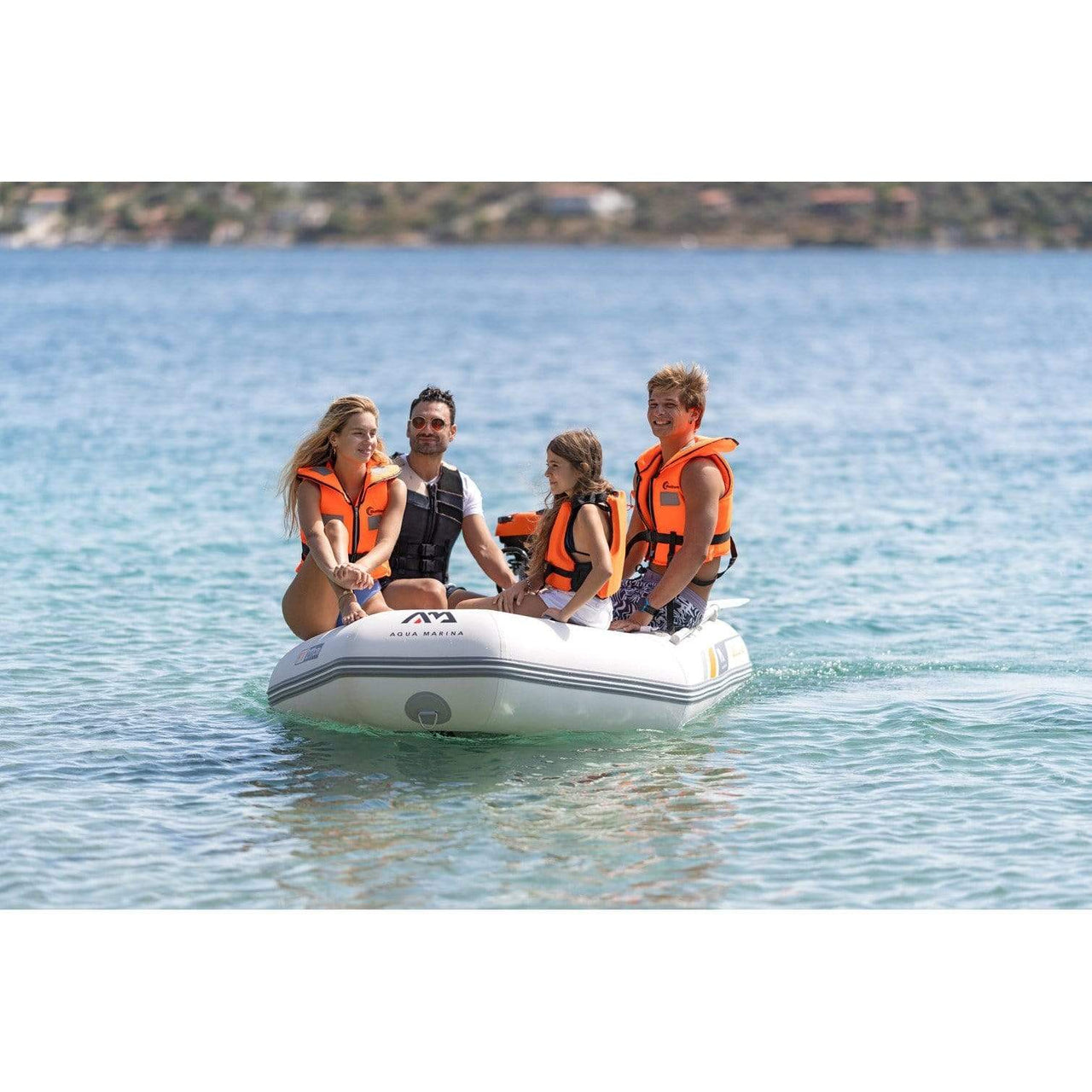 Aqua Marina 9’1” x 4’11” A-Deluxe Sports Boat with Aluminum Deck - Good Wave
