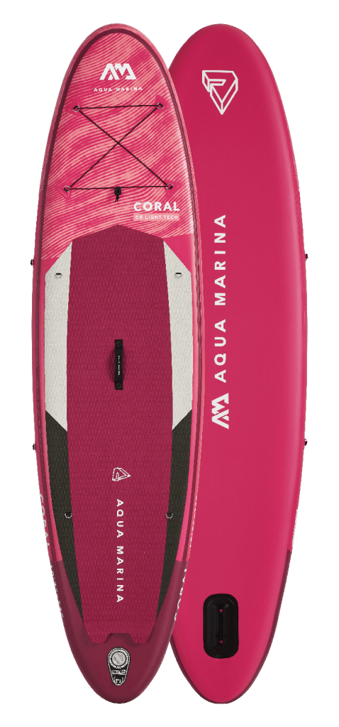 Aqua Marina 10’2” Coral 2021 Inflatable Paddle Board All-Around Advanced SUP - Good Wave