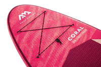 Thumbnail for Aqua Marina 10’2” Coral 2021 Inflatable Paddle Board All-Around Advanced SUP - Good Wave