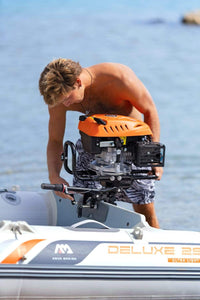 Thumbnail for Aqua Marina 9’9″ x 61″ Deluxe-298 2021/2022 U-Type Inflatable Speed Boat Yacht - Good Wave