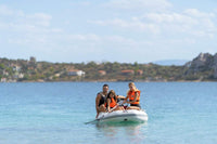 Thumbnail for Aqua Marina 9’9″ x 61″ Deluxe-298 2021/2022 U-Type Inflatable Speed Boat Yacht - Good Wave