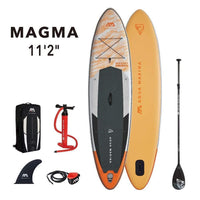 Thumbnail for Aqua Marina 11’2” Magma 2021 Inflatable Paddle Board All-Around Advanced SUP - Good Wave