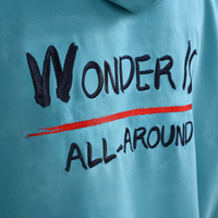 Thumbnail for Aqua Marina Micro-fabric Change Poncho (Aqua) - Regular Back Details