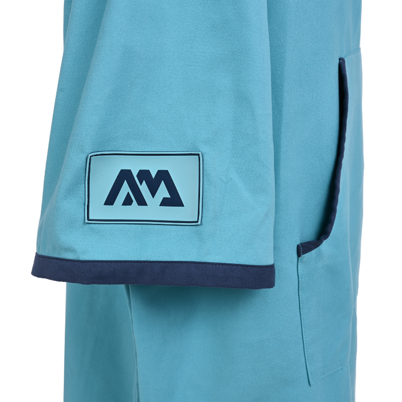 Aqua Marina Micro-fabric Change Poncho (Aqua) - Regular sleeve